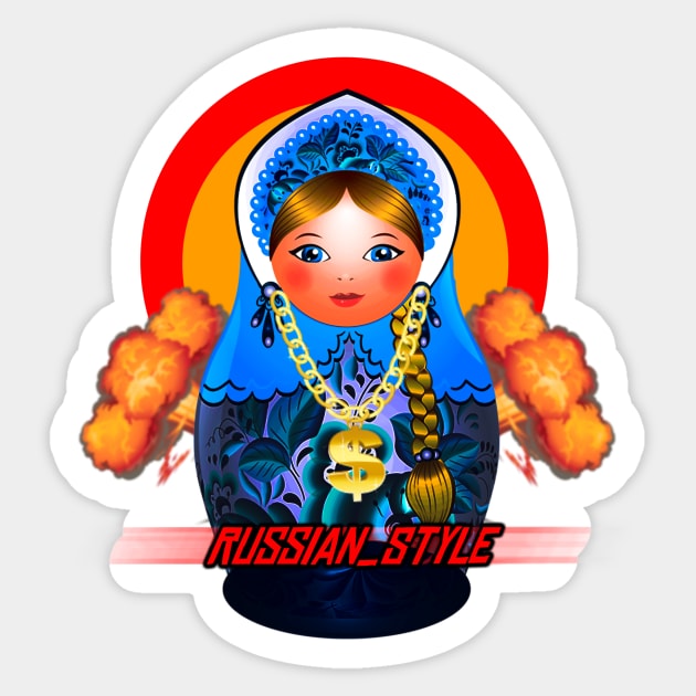 Nesting doll Sticker by MohairCap